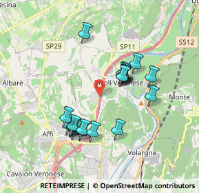 Mappa Localita Campagna, 37010 Rivoli Veronese VR, Italia (1.606)