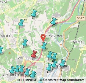 Mappa Localita Campagna, 37010 Rivoli Veronese VR, Italia (2.9265)