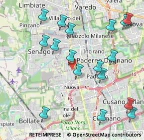 Mappa Via Antonio Canova, 20037 Paderno Dugnano MI, Italia (2.36647)