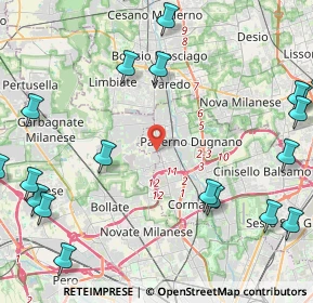 Mappa Via Canova, 20037 Paderno Dugnano MI, Italia (6.231)