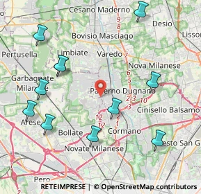 Mappa Via Canova, 20037 Paderno Dugnano MI, Italia (4.70636)