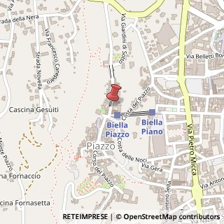 Mappa Via Amedeo Avogadro, 18, 13900 Biella, Biella (Piemonte)