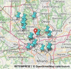 Mappa 20037 Milano MI, Italia (6.54833)