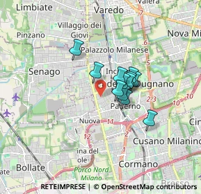 Mappa 20037 Milano MI, Italia (1.0425)