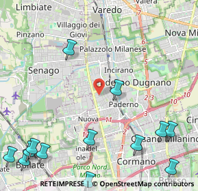 Mappa 20037 Milano MI, Italia (3.21846)