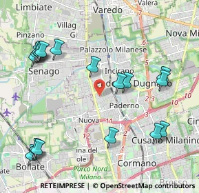 Mappa 20037 Milano MI, Italia (2.53556)