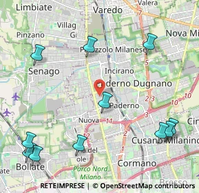 Mappa 20037 Milano MI, Italia (2.76909)
