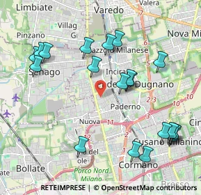 Mappa 20037 Milano MI, Italia (2.3015)