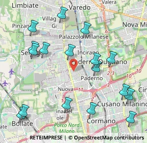 Mappa 20037 Milano MI, Italia (2.43529)