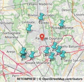 Mappa 20037 Milano MI, Italia (3.97167)
