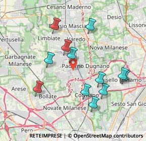 Mappa 20037 Milano MI, Italia (3.77083)
