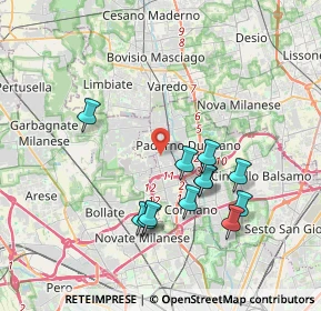Mappa 20037 Milano MI, Italia (3.57167)