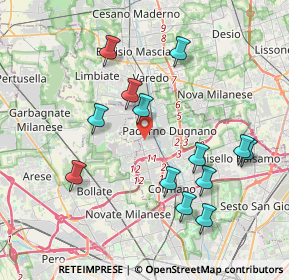 Mappa 20037 Milano MI, Italia (3.93615)