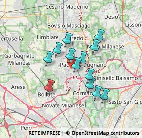 Mappa 20037 Milano MI, Italia (2.69385)