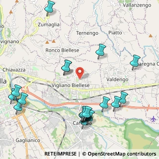 Mappa Via Getta, 13856 Vigliano Biellese BI, Italia (2.5745)