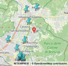 Mappa Via Ambaraga, 25133 Brescia BS, Italia (2.95083)
