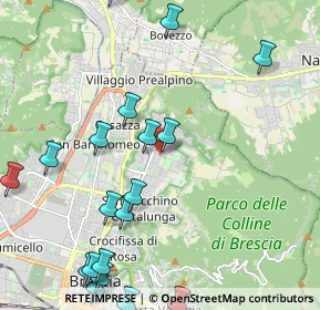 Mappa Via Ambaraga, 25133 Brescia BS, Italia (2.8045)