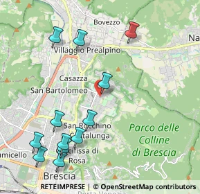 Mappa Via Ambaraga, 25133 Brescia BS, Italia (2.41667)