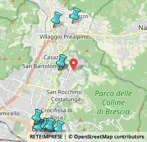 Mappa Via Ambaraga, 25133 Brescia BS, Italia (3.08214)
