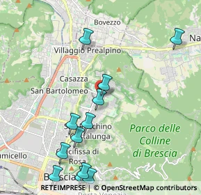 Mappa Via Ambaraga, 25133 Brescia BS, Italia (2.4275)
