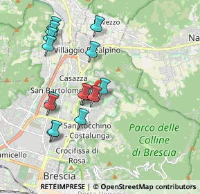 Mappa Via Ambaraga, 25133 Brescia BS, Italia (1.87733)