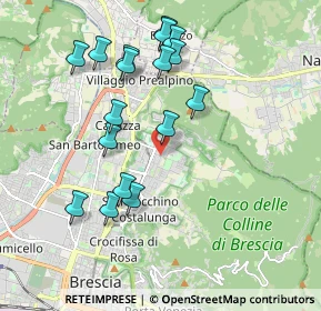 Mappa Via Ambaraga, 25133 Brescia BS, Italia (1.92941)