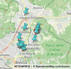 Mappa Via Ambaraga, 25133 Brescia BS, Italia (1.54357)