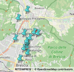 Mappa Via Ambaraga, 25133 Brescia BS, Italia (1.84)