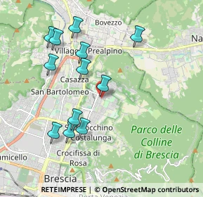 Mappa Via Ambaraga, 25133 Brescia BS, Italia (1.95083)