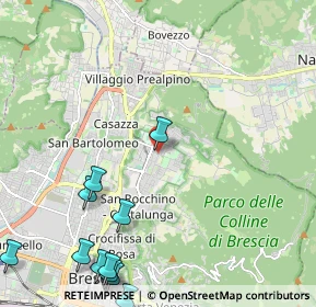 Mappa Via Ambaraga, 25133 Brescia BS, Italia (3.03636)