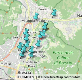 Mappa Via Ambaraga, 25133 Brescia BS, Italia (1.57833)