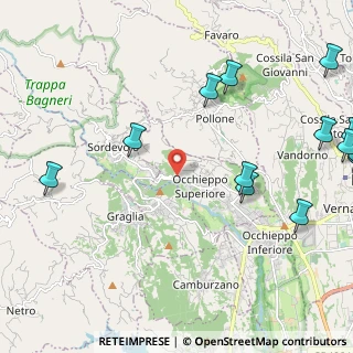 Mappa Via Graglia, 13897 Occhieppo Superiore BI, Italia (3.571)