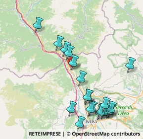 Mappa Via Cortasse, 10010 Settimo Vittone TO, Italia (9.4015)