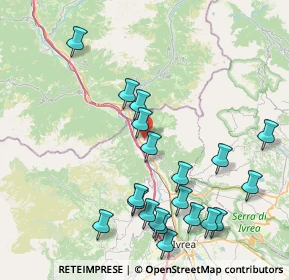 Mappa Via Cortasse, 10010 Settimo Vittone TO, Italia (9.014)