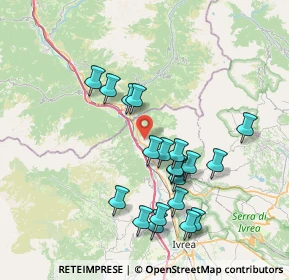 Mappa Via Cortasse, 10010 Settimo Vittone TO, Italia (7.287)