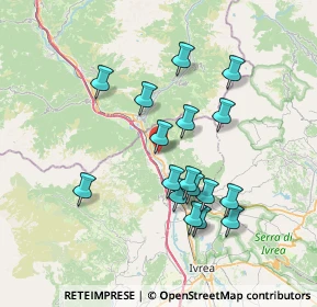 Mappa Via Cortasse, 10010 Settimo Vittone TO, Italia (6.67882)