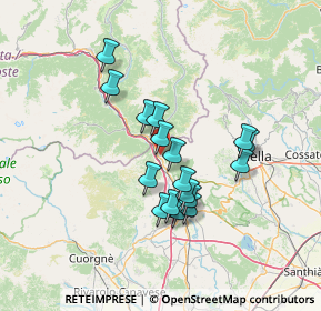 Mappa Via Cortasse, 10010 Settimo Vittone TO, Italia (11.35)