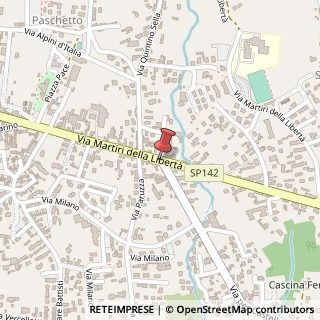 Mappa Via Martiri della Libertà,  212, 13836 Cossato, Biella (Piemonte)