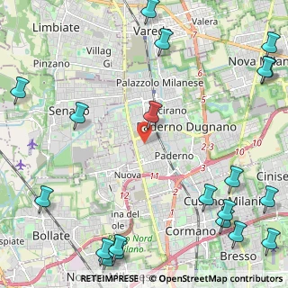 Mappa Via Aldo Moro, 20037 Paderno Dugnano MI, Italia (3.4855)