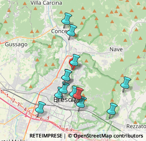 Mappa Via Triumplina, 25100 Brescia BS, Italia (3.70643)