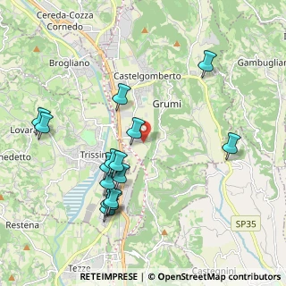 Mappa Via del Progresso, 36070 Trissino VI, Italia (2.08667)