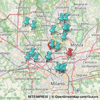 Mappa Via Vittore Pisani, 20037 Paderno Dugnano MI, Italia (6.97737)