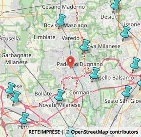 Mappa Via Vittore Pisani, 20037 Paderno Dugnano MI, Italia (6.522)