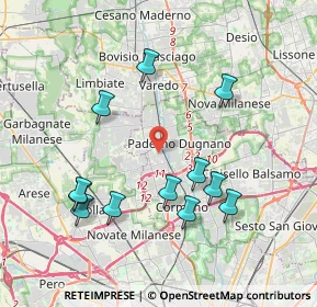 Mappa Via Vittore Pisani, 20037 Paderno Dugnano MI, Italia (3.98583)