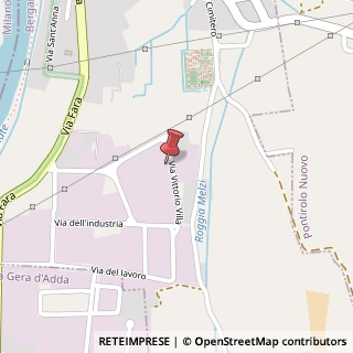 Mappa Via Vittorio Villa, 4, 24040 Canonica d'Adda, Bergamo (Lombardia)