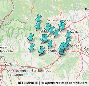 Mappa 36070 Nogarole Vicentino VI, Italia (10.427)