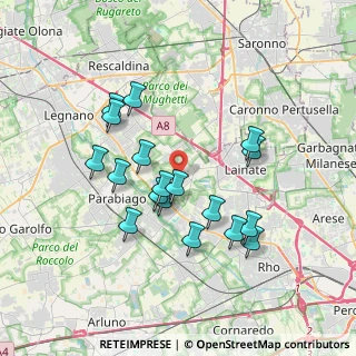 Mappa Via Sant'Antonio, 20014 Nerviano MI, Italia (3.33833)