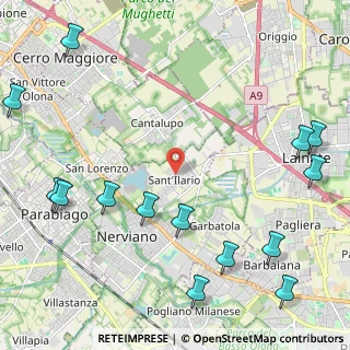 Mappa Via Sant'Antonio, 20014 Nerviano MI, Italia (3.03929)