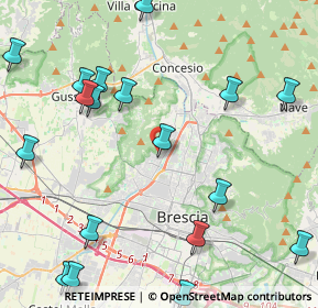 Mappa Via del Molino, 25127 Brescia BS, Italia (5.8835)