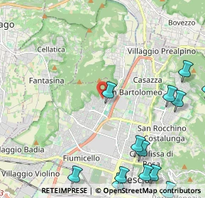 Mappa Via del Molino, 25127 Brescia BS, Italia (3.11231)